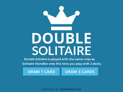 🕹️ Play Double Solitaire Game: Free Online 2 Deck Solitaire Card Video  Game for Kids & Adults