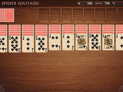 4 suit spider solitaire full screen