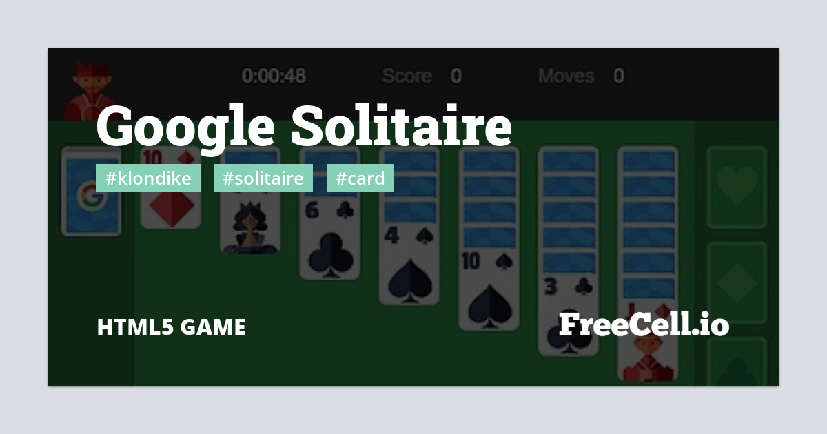 Google Solitaire - Play Google Solitaire On Papa's Games